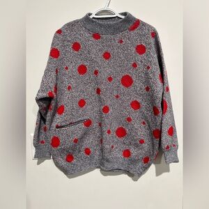 Super duper cute vintage polka dot sweater